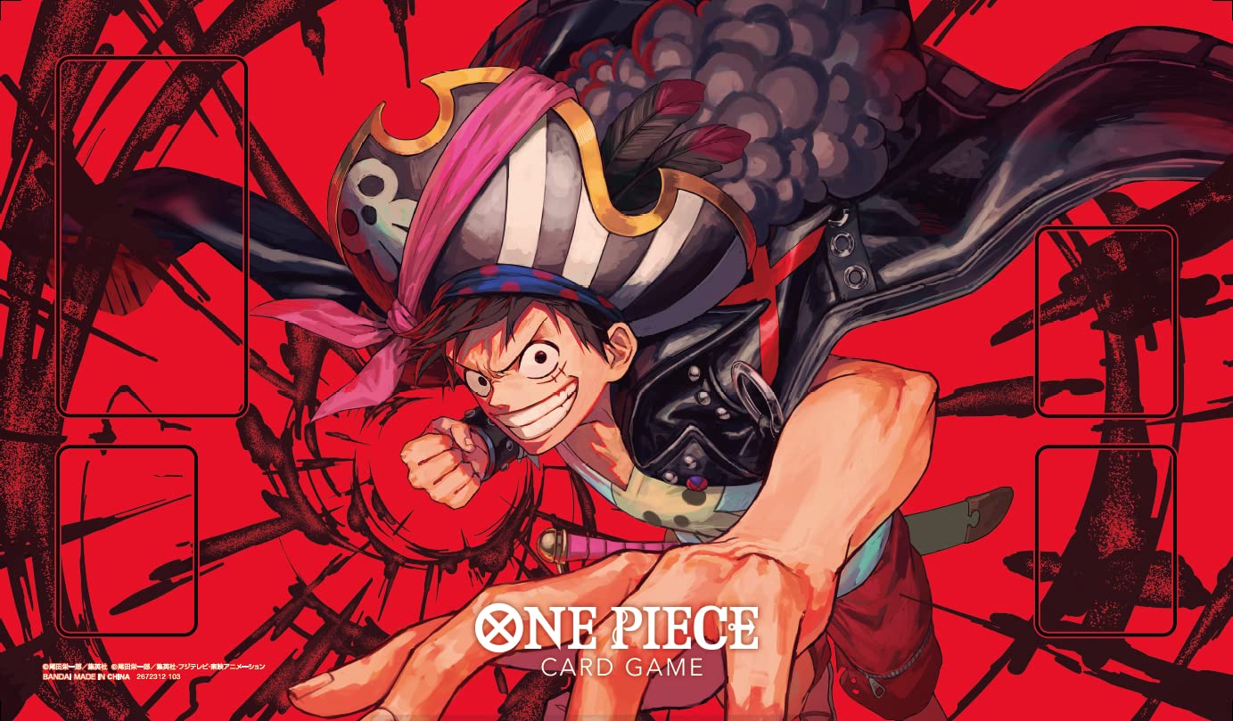 BANDAI NAMCO Entertainment One Piece Card Game Official Play Mat – Luffy (Ungraded, 2023)