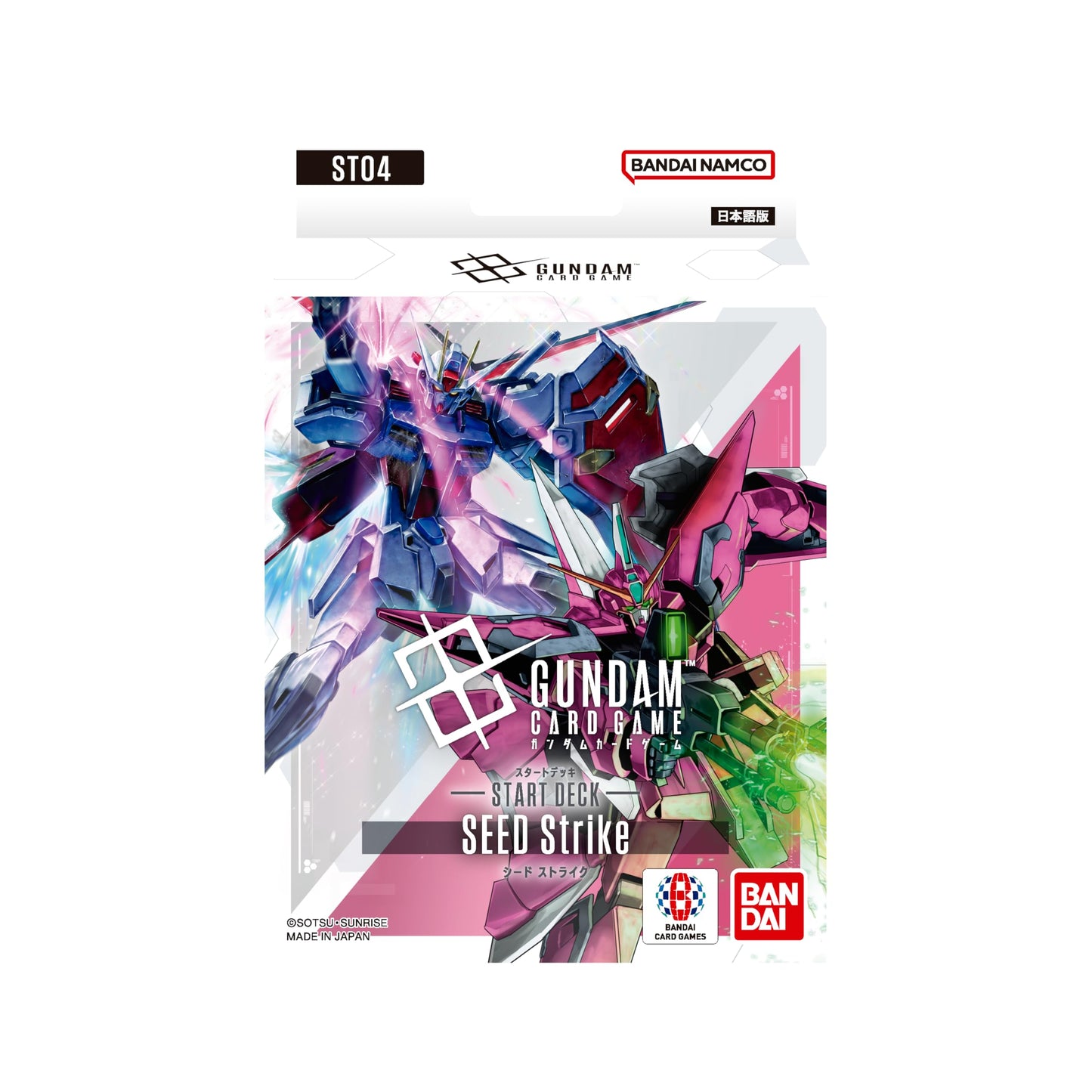 Bandai ST04 Seed Strike Starter Deck – Gundam Card Game (Japanese Version)