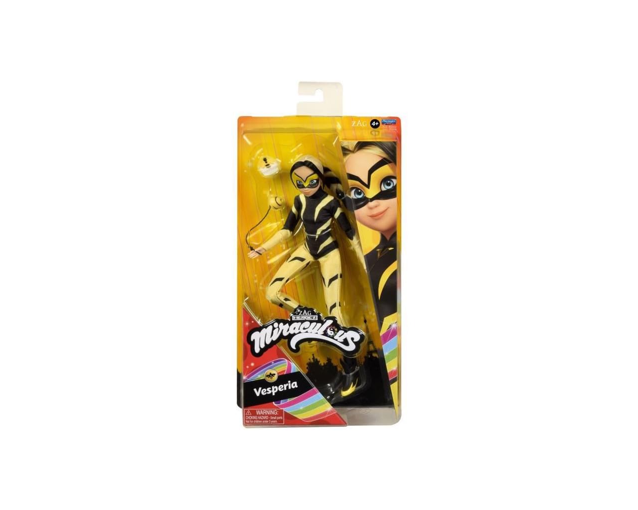 Bandai Miraculous Vesperia Fashion Doll – Zoe, 26cm Articulated Figure with Kwami Pollen
