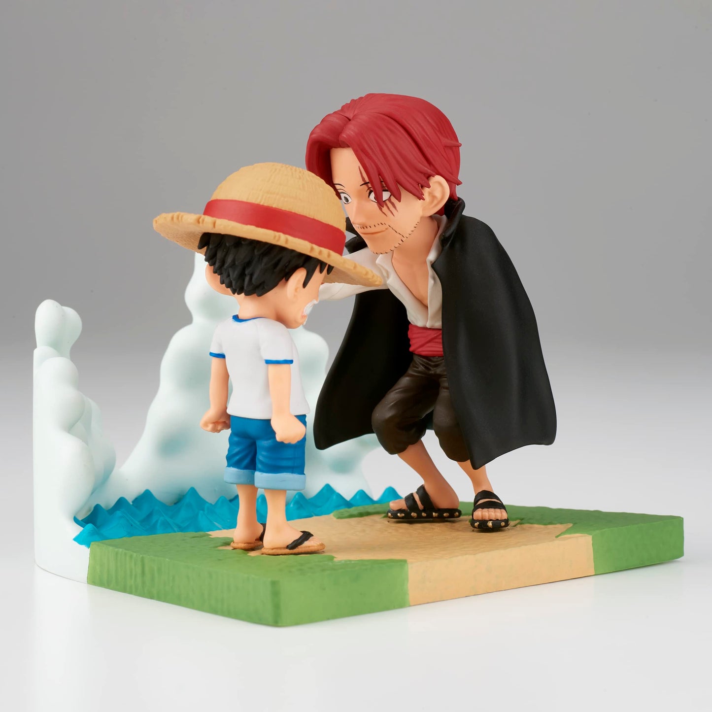 Banpresto World Collectable Figure Log Stories: Monkey D. Luffy & Shanks - 2.8in Tall