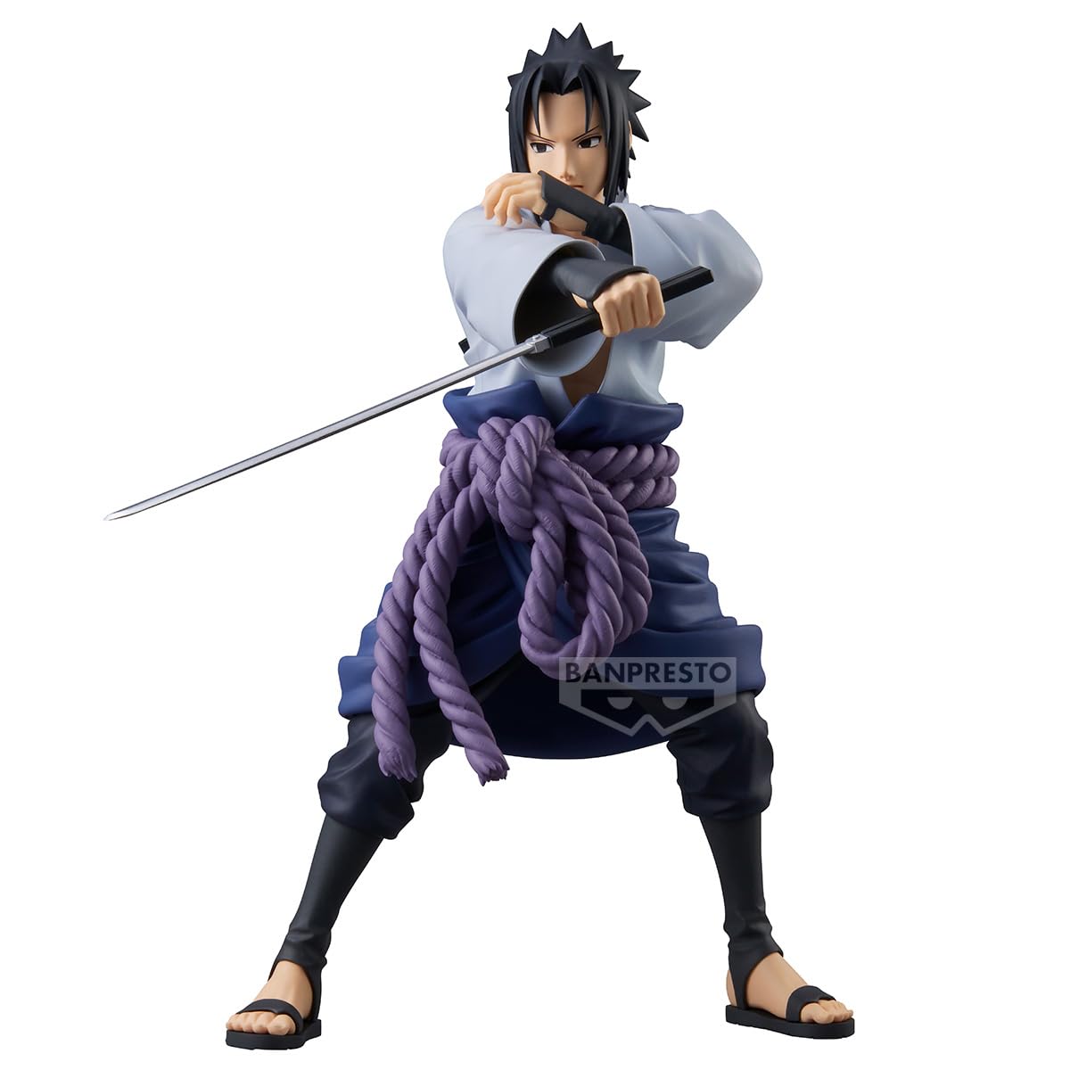 Banpresto Naruto Shippuden Uchiha Sasuke Grandista Figure – 9.4-Inch Official Licensed Collectible