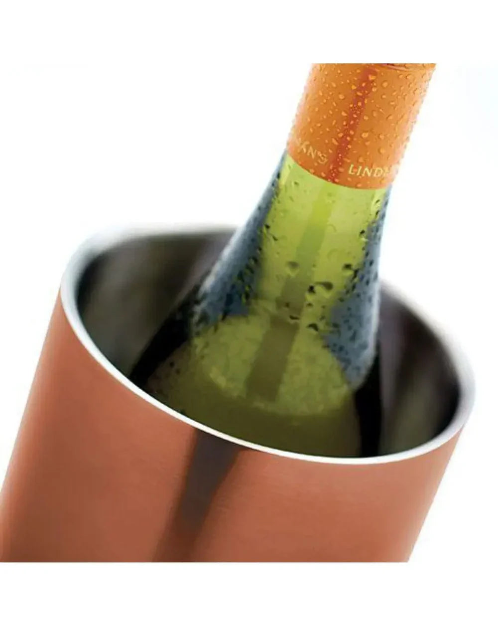 BarCraft Double Walled Copper Finish Wine Cooler, New but open scruffy box