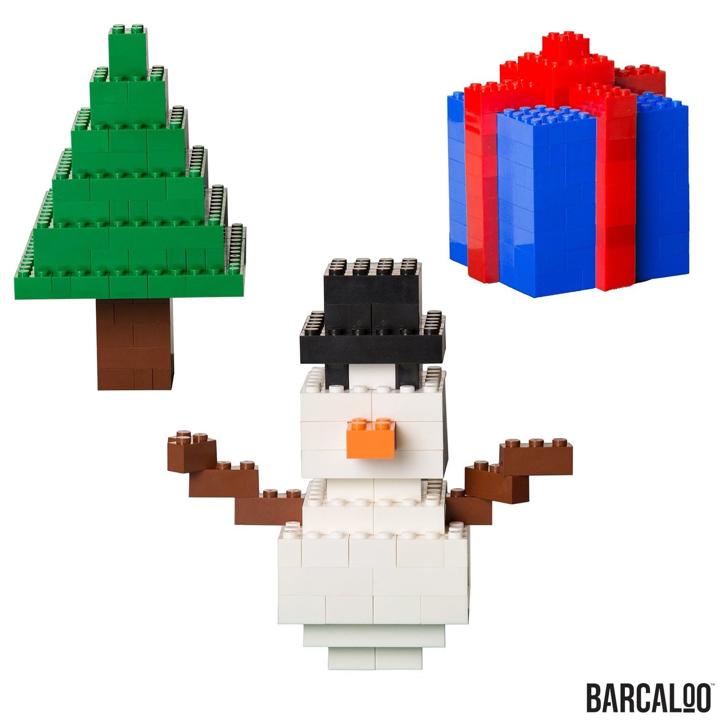 Barcaloo 1000-Piece Building Bricks Set – 10 Classic Colors, Compatible with Lego