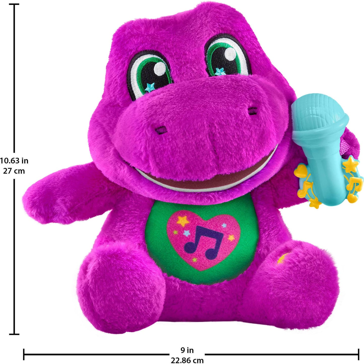 Barney’s World Toddler Toys by Fisher-Price - 10.5-Inch Sing-Along Plush