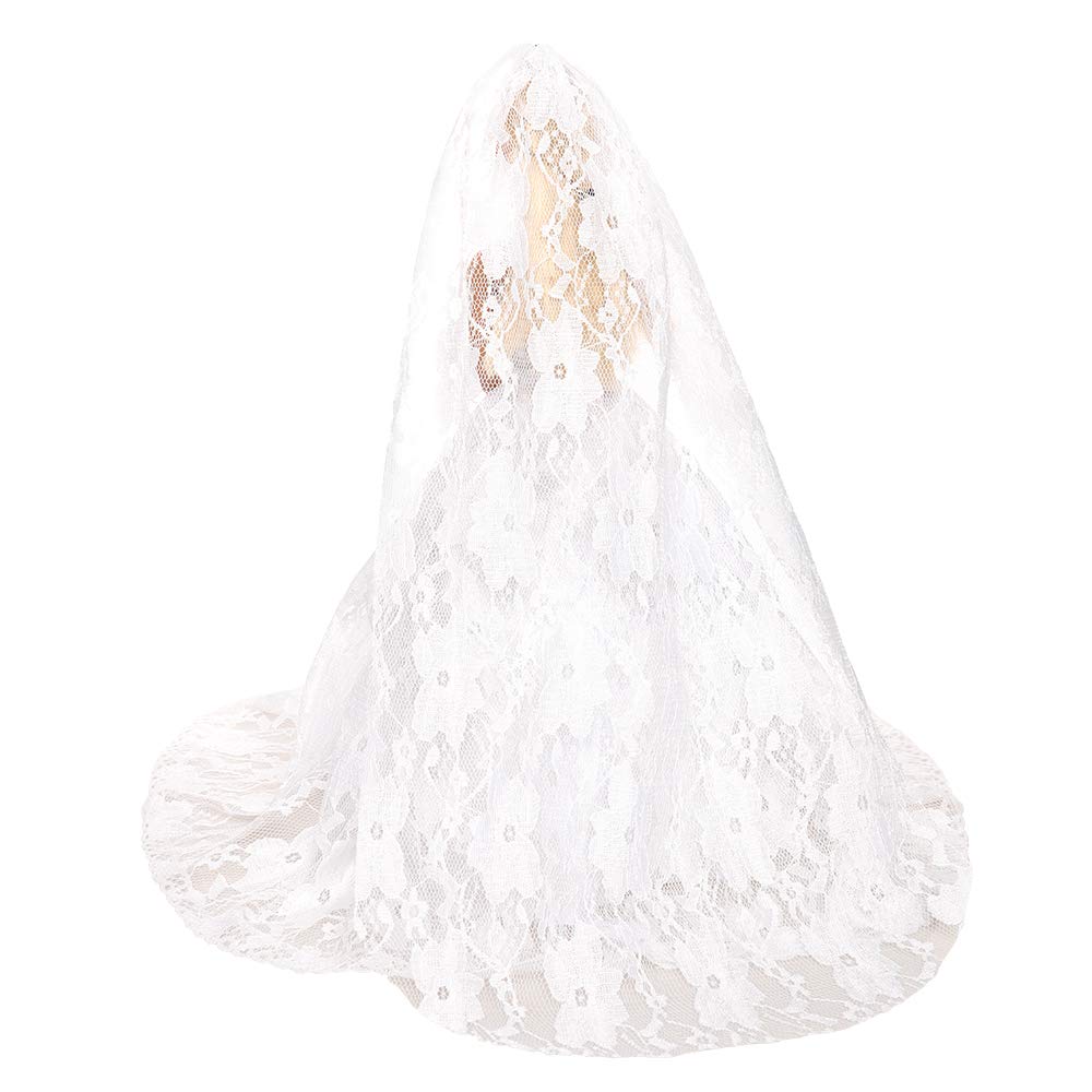 BARWA White Wedding Dress with Veil + Pink Princess Dress for 11.5-inch Dolls