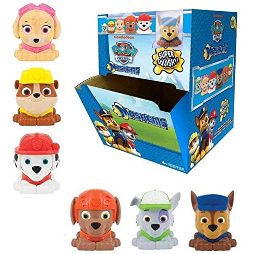Mash'Ems Paw Patrol 4 Pack - 4 Blind Capsules | Basic Fun Squishy Collectibles