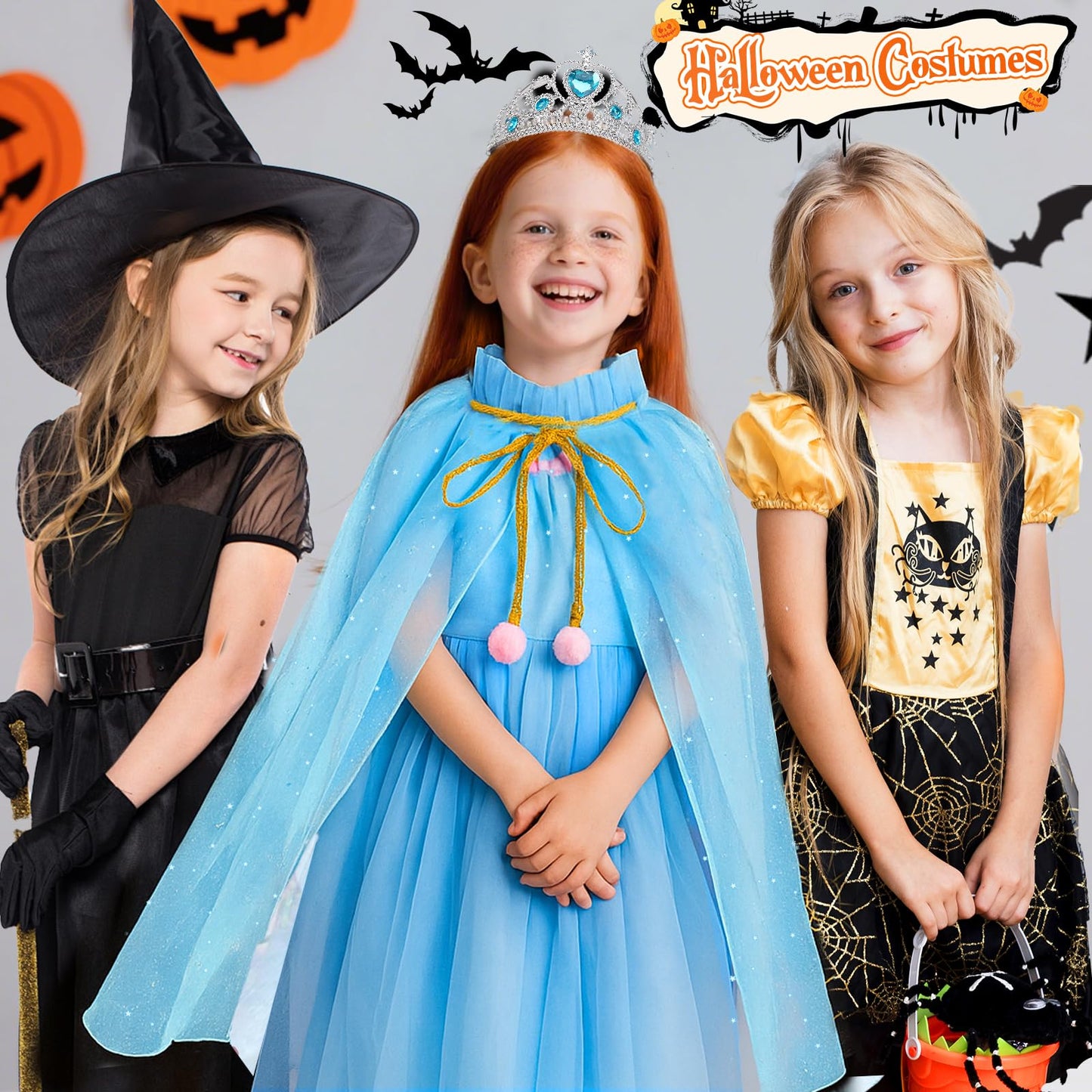 Basytodio Frozen Makeup & Dress Up Kit for Girls | Pretend Play, Princess Dress Up & Nail Polish