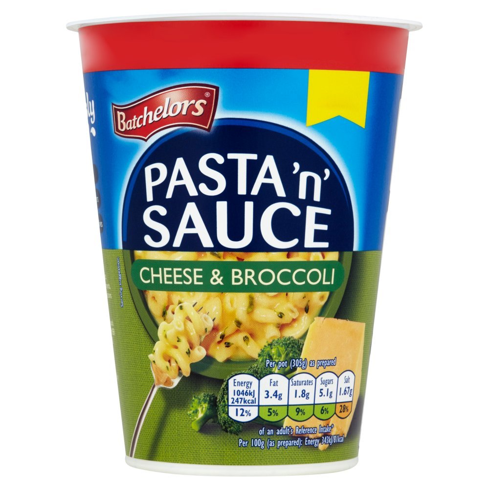 Batchelors Pasta 'n' Sauce Cheese & Broccoli, 65g (Case of 6)