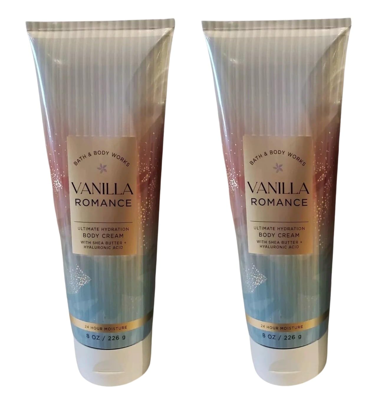 Bath & Body Works Vanilla Romance Ultimate Hydration Body Cream – 8 oz Pack of 2