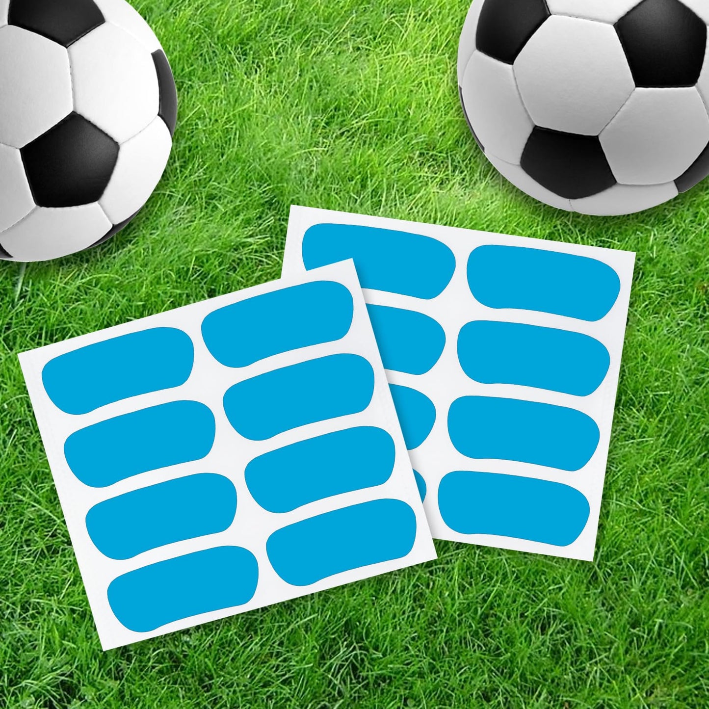 Bawusou 100 Pairs Sports Eye Black Stickers Set with Pencils – Breathable Eye Black Stickers for Baseball, Football, Softball & Lacrosse