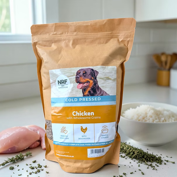 N.R.F Cold Pressed Raw - Chicken & Wholesome Grains - 2kg