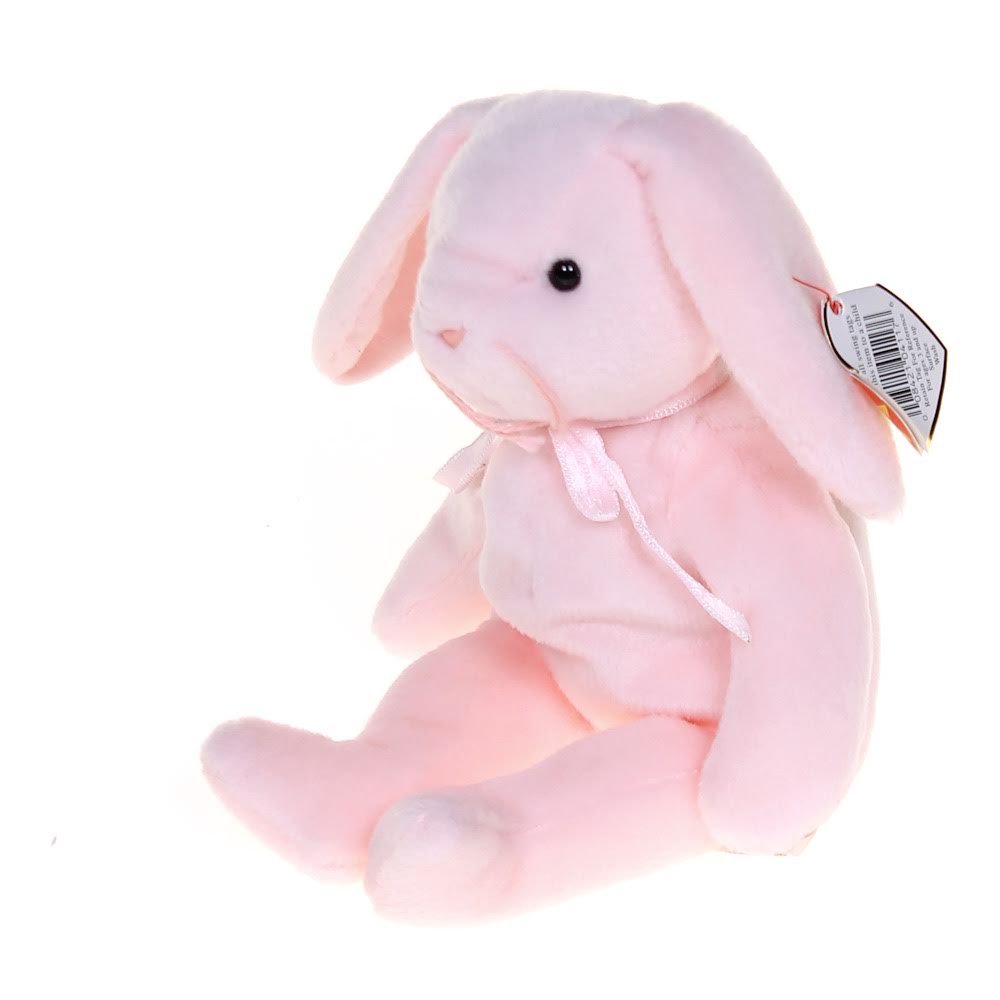 Beanie Babies Hoppity Pink Rabbit – Collectible Ty Beanie Baby