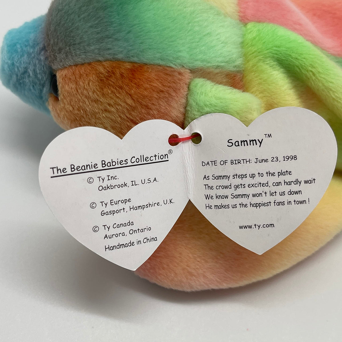 Sammy the Bear | Ty Beanie Baby by Beanie Babies – Retired 1999 Collectible