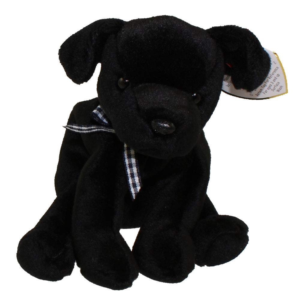 Beanie Babies Ty Luke Black Labrador Beanie Baby – Collectible Plush Dog