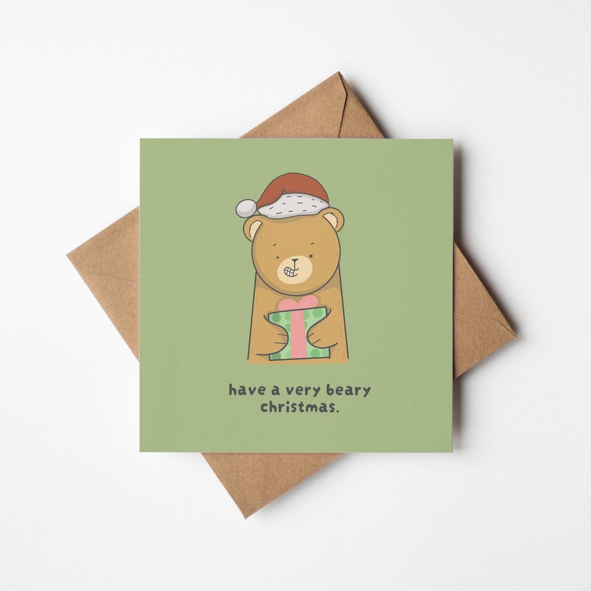 Have A Merry Beary Christmas Greeting Card