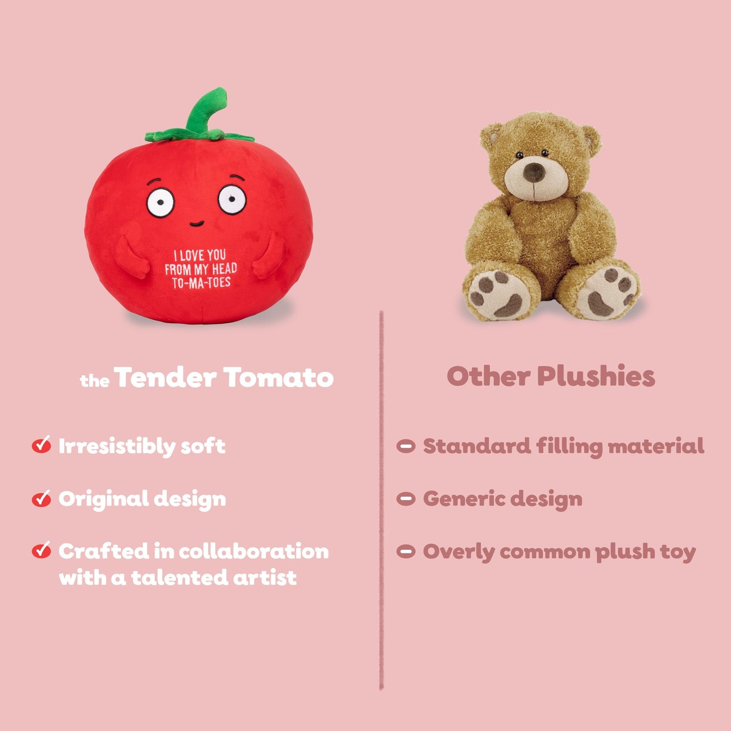 Bee! Tender Tomato Plushie — Ultra-Soft Stuffed Animal Gift