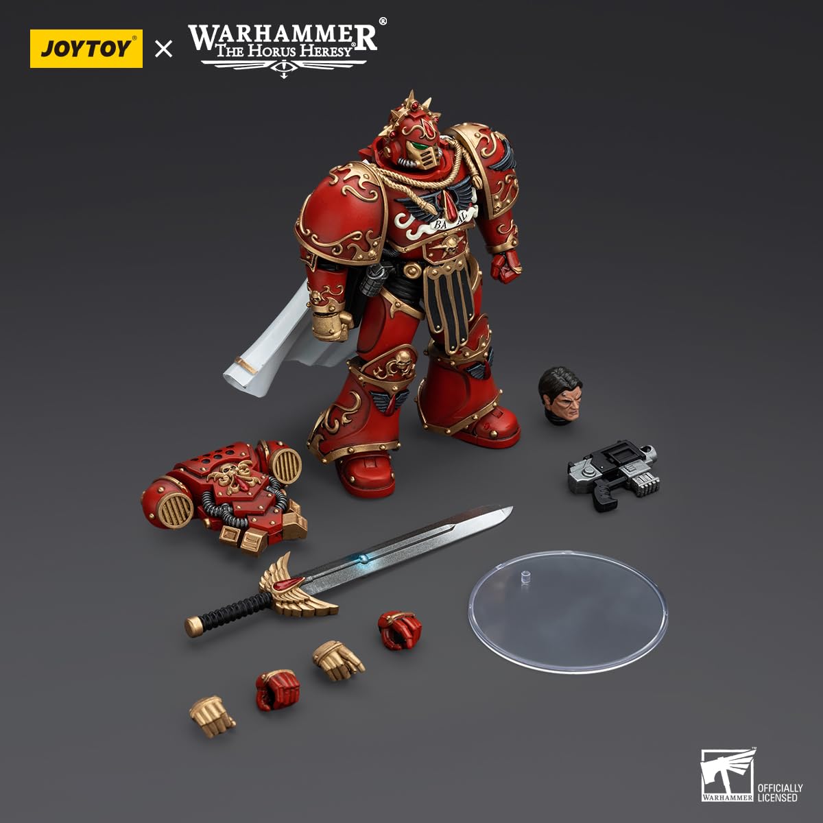 BEERISE JOYTOY 1/18 Warhammer Blood Angels Praetor with Paragon Blade – 6-inch Collectible Figure