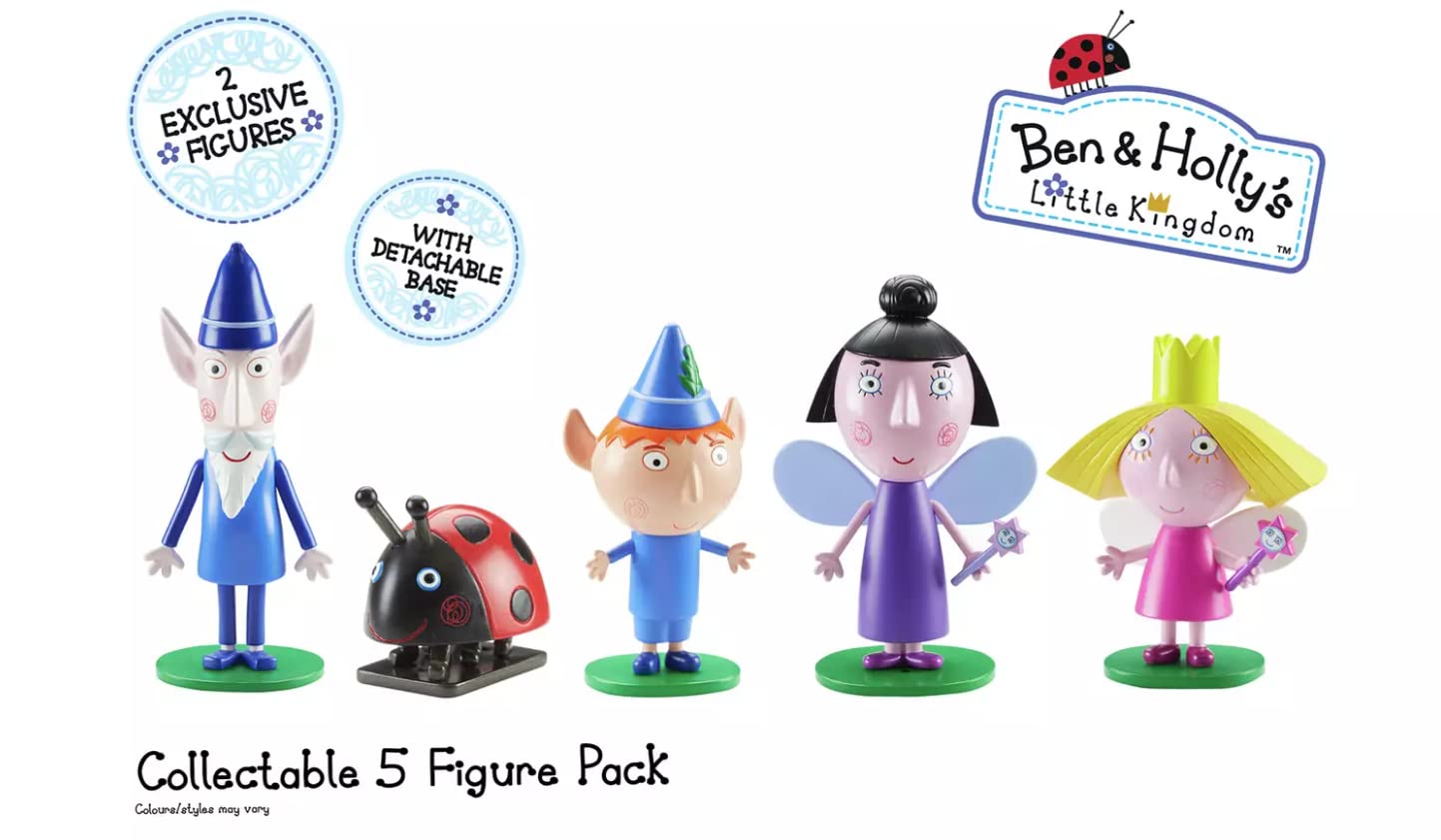Ben & Holly Collectable 5 Figure Pack – Wise Old Elf & Nanny Plum