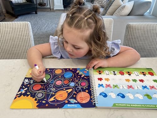 BenBen Preschool Learning Activities — 52-Page Tracing & Writing Workbook for Ages 3-5