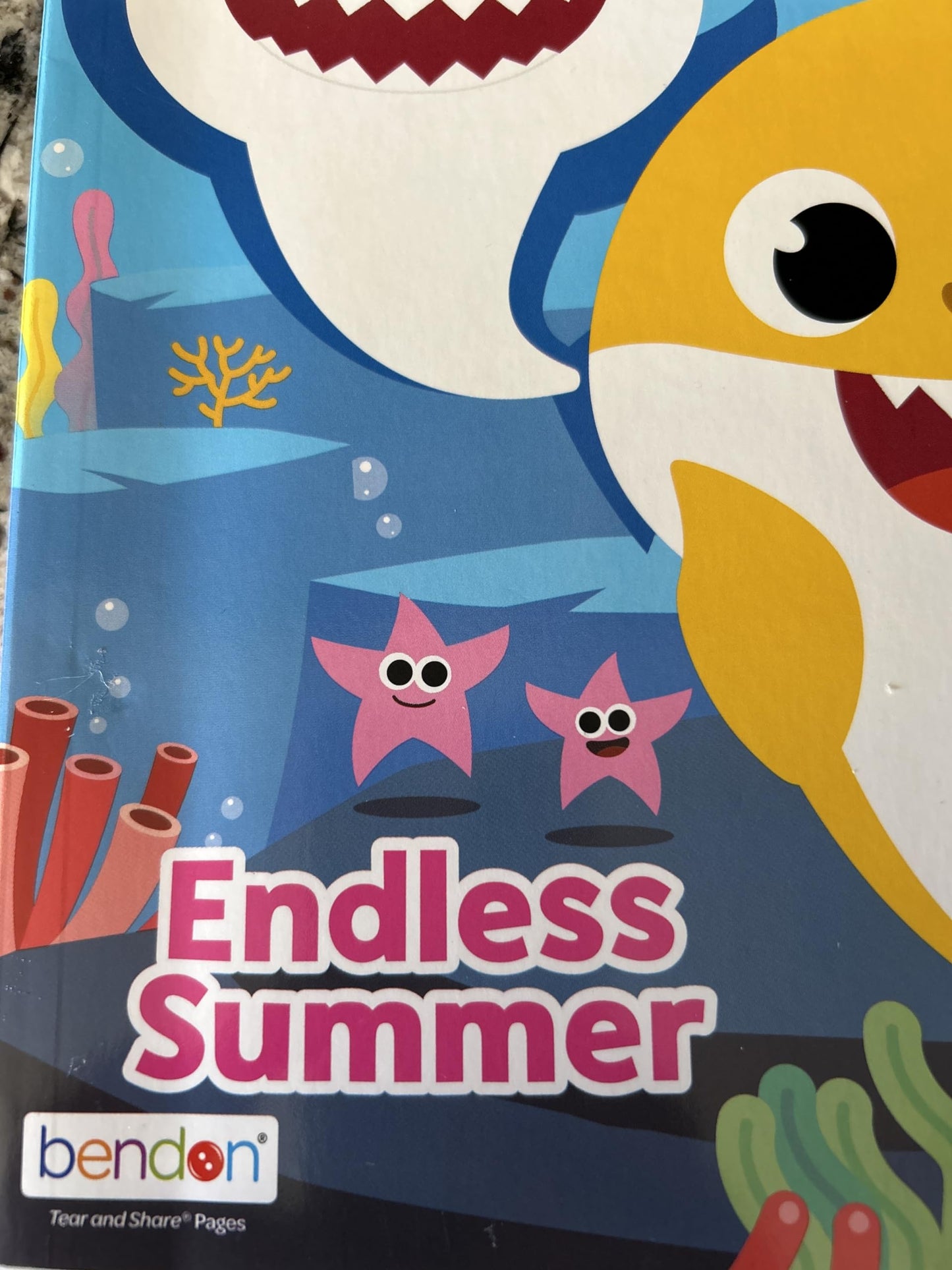 Bendon Baby Shark Jumbo Coloring Book & Activity Book – 80 Pages