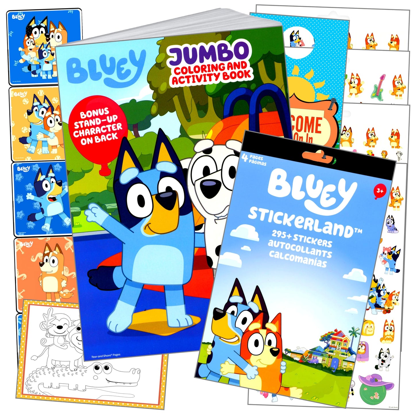Bendon Bluey Coloring Activity Set | Coloring Book, Stickers & Rewards