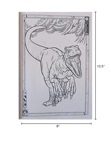 Bendon Jurassic World Jumbo Coloring & Activity Book – 96 Pages (Cover Varies)