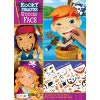 Bendon 42422 Kooky Pirates Create-a-Face Sticker Book – Open-Ended Sticker Play for Kids 3+