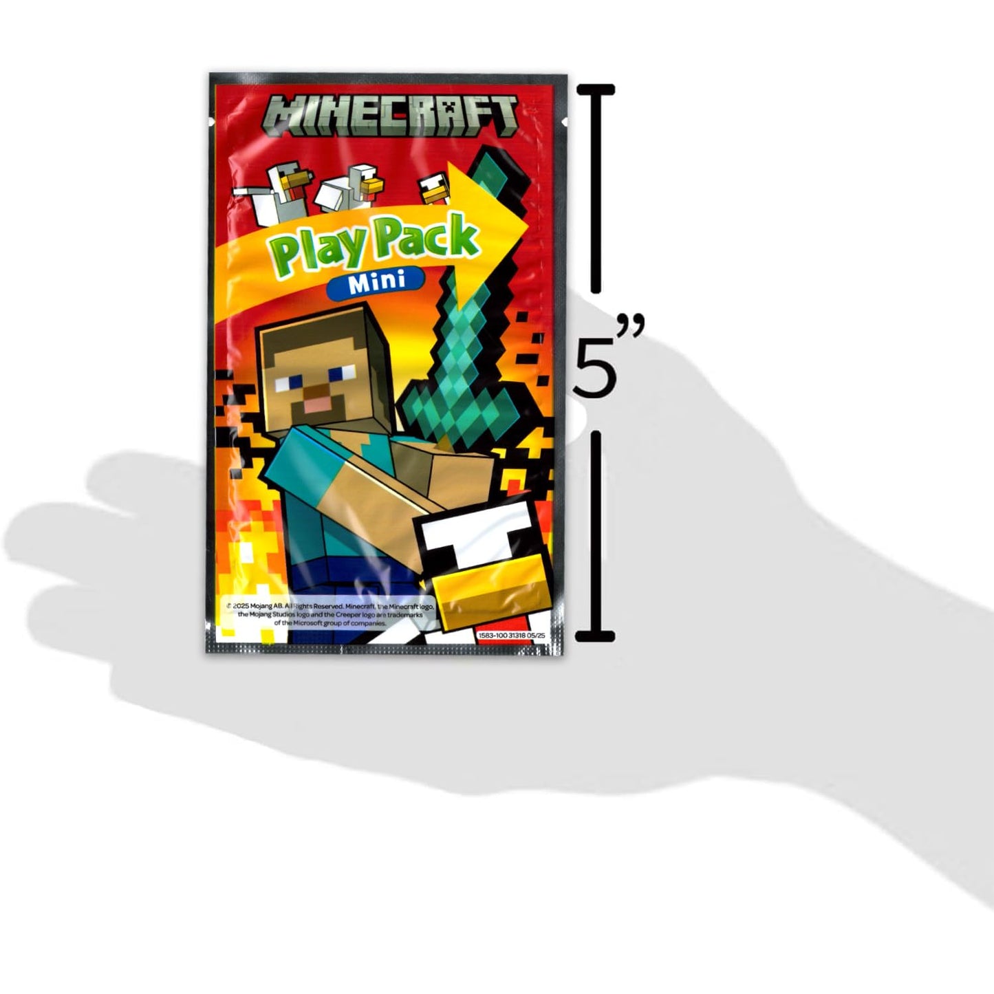 Bendon Minecraft Play Packs – 10 Mini Party Favors with Coloring Pad, Crayons & Sticker (Officially Licensed)