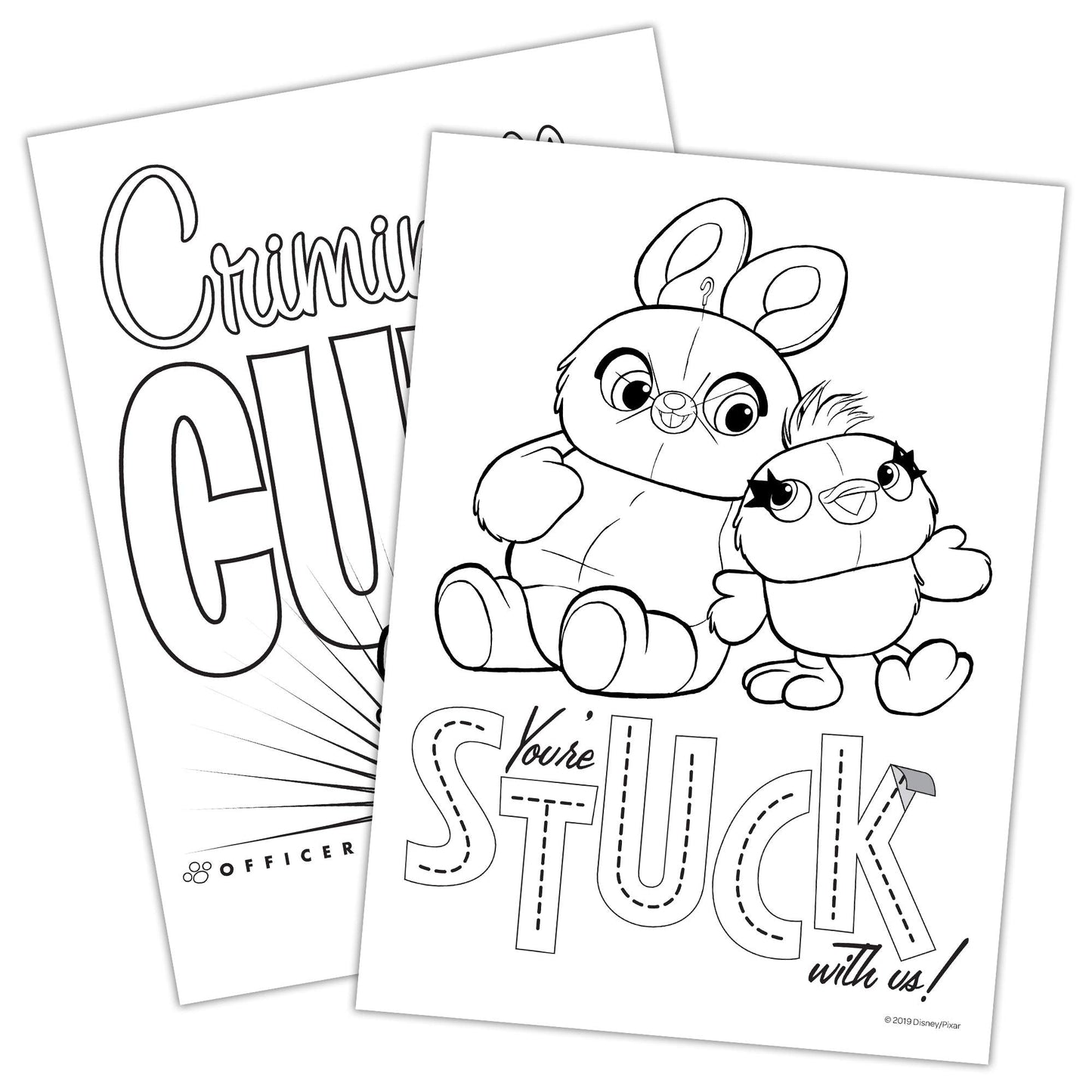 Bendon Toy Story 4 Puffy Sticker Coloring & Activity Book 45773 - Officially Licensed