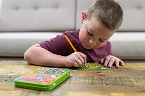 Bendon TS Shure Travel Mazes Mini Activity Tin – 20 Sheets + Pencil (Ages 5+)