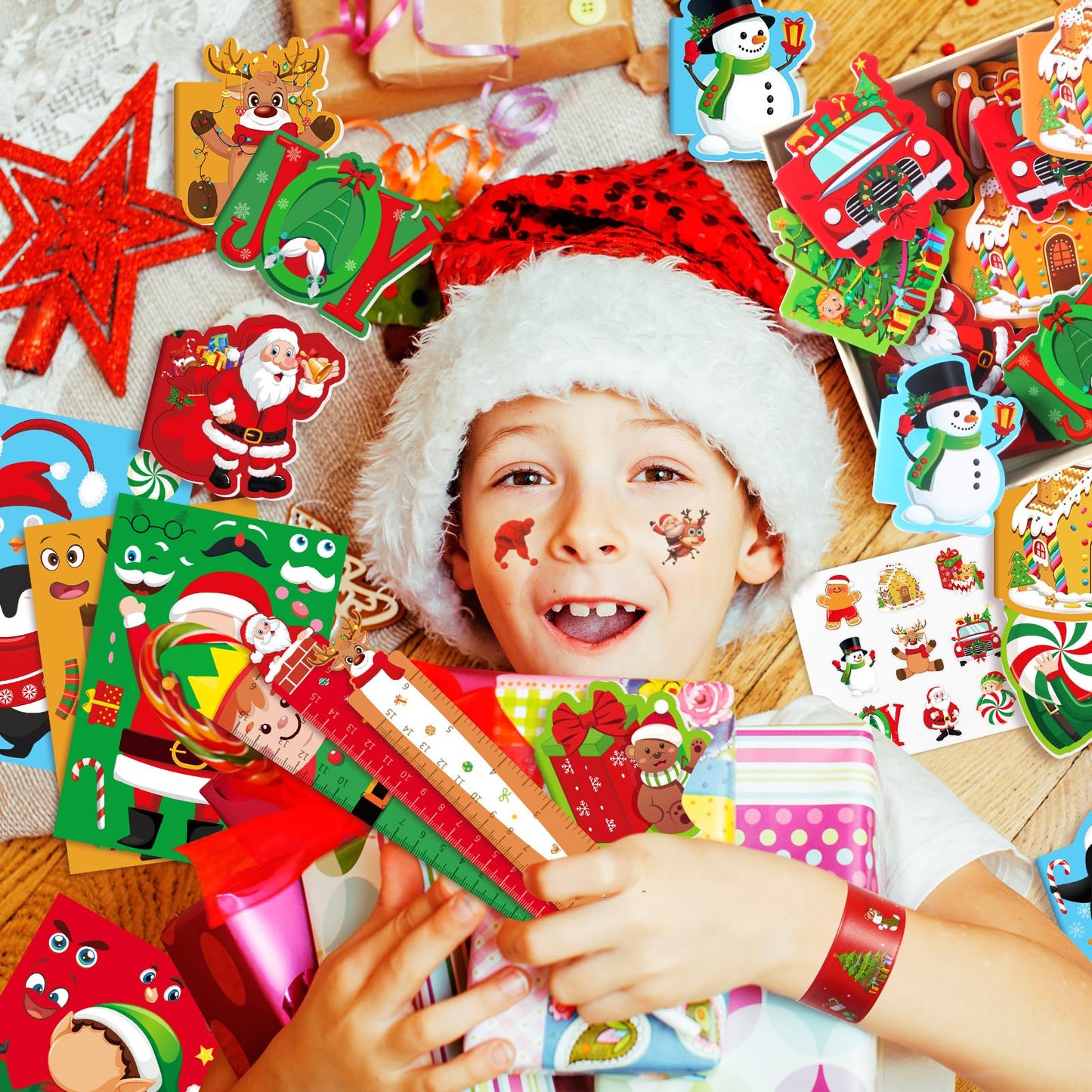 BenLouis Christmas Stationery Set – Classroom Favors (12-Pack)