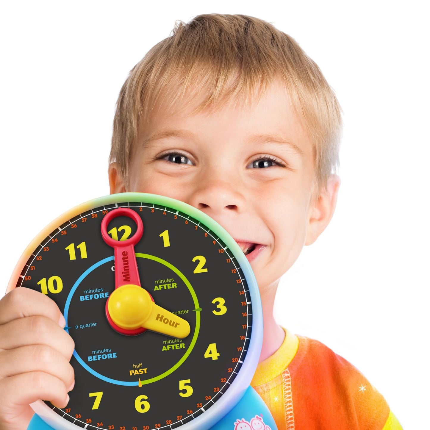 BEST LEARNING Learning Clock – Educational Talking Time Toy for Kids Ages 3-6 (Quiz & Sleep Mode)