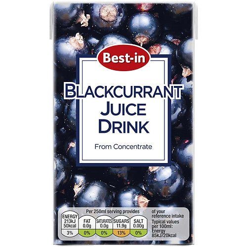 Bestin Blackcurrant Juice Drink (Case of 27)