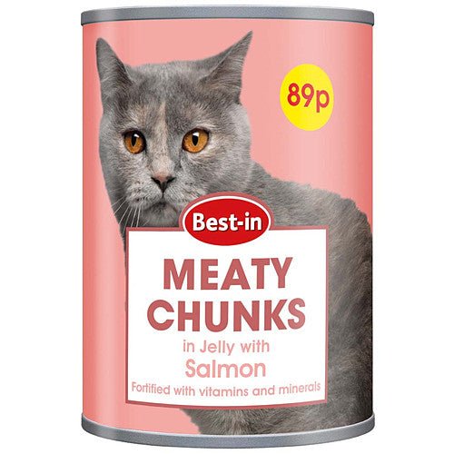 Bestone Meaty Chunks in Jelly Salmon 400g (Case of 12)