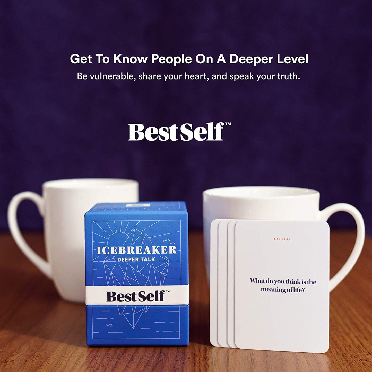 BestSelf Icebreaker Deeper Talk Deck — 170 Prompts for Deeper Connections