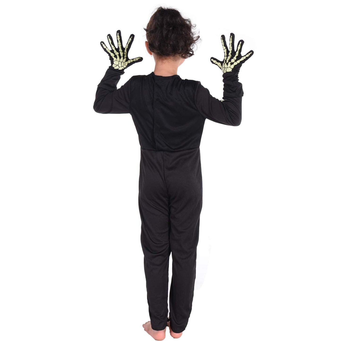 Besutolife Skelebone Costume - Glow-in-the-Dark Kids Halloween Outfit for Boys & Girls (8T)
