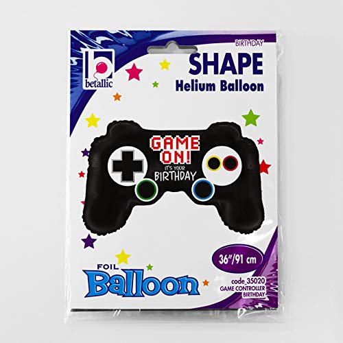 Betallic 36-Inch Video Game Controller Mylar Balloon | Giant Party Decor
