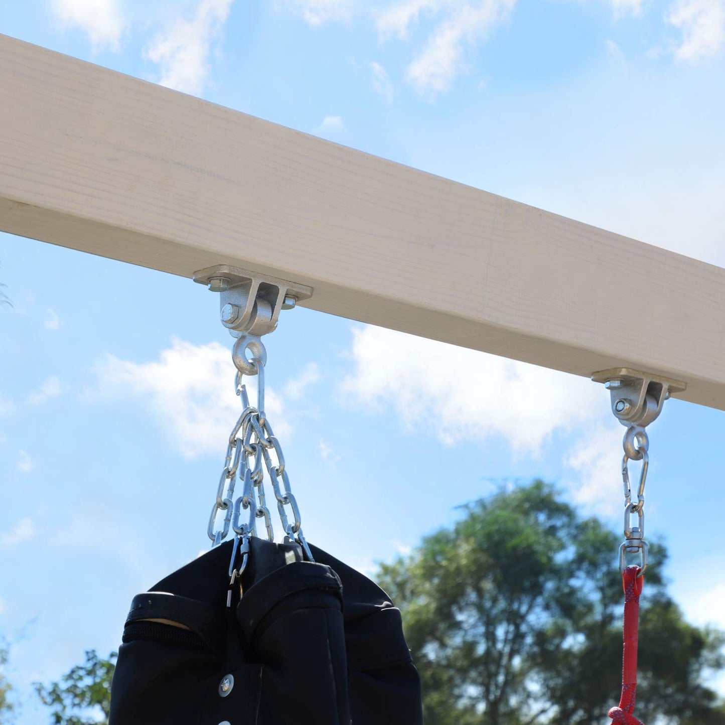 BETOOLL 2400lb Capacity Heavy Duty Swing Hangers for Wooden Sets – Set of 2 (Indoor / Outdoor)