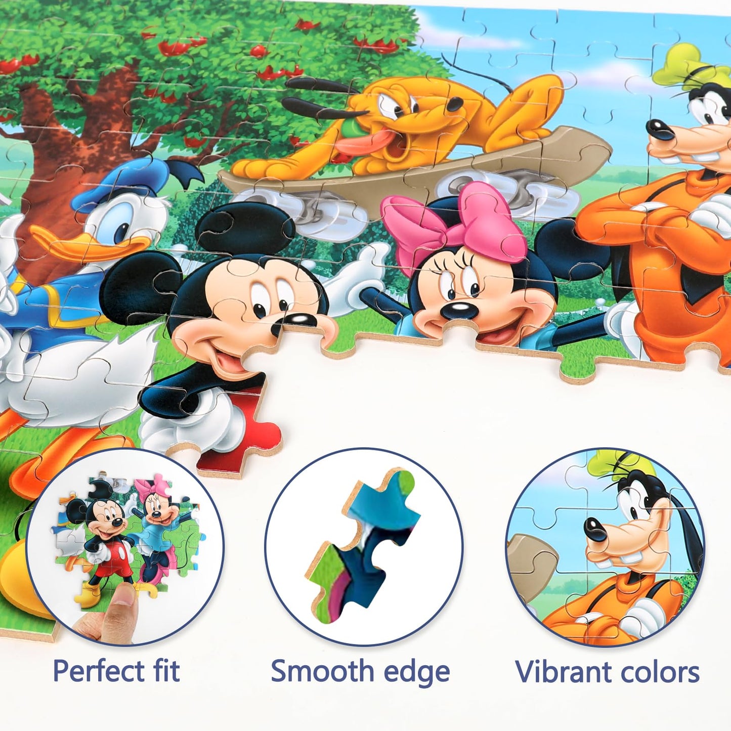 bexido 100-Piece Kids Jigsaw Puzzle in Metal Box | Educational Toy for Ages 4-8