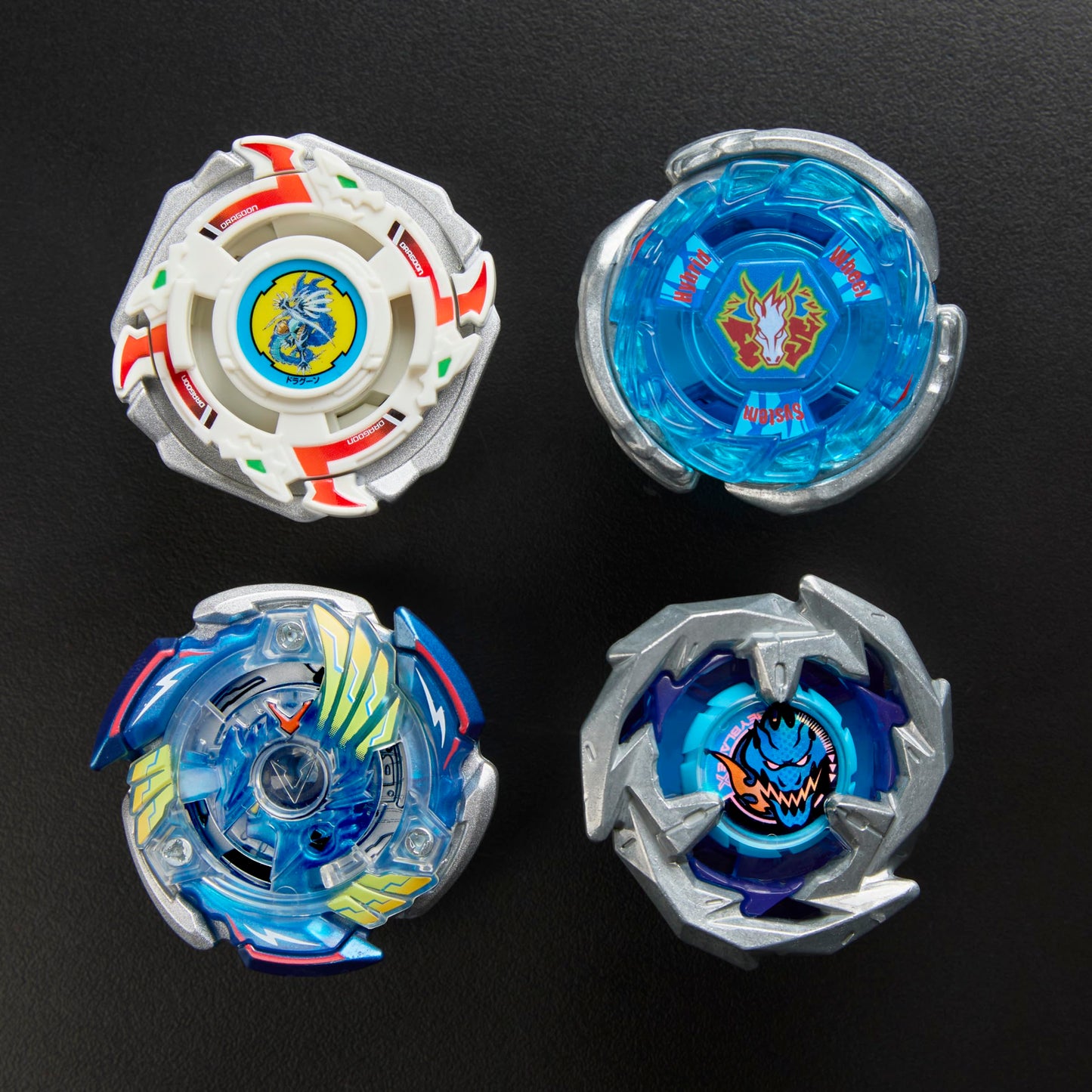 Beyblade X 25th Anniversary Set – 4 Tops & 4 Launchers with X-Celerator Gear