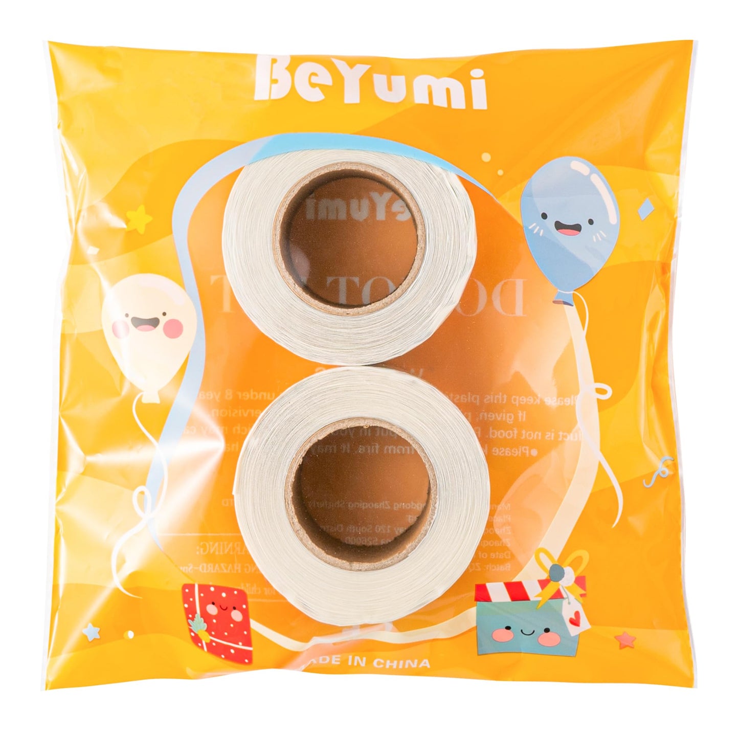 BeYumi Easter Laser Bunny Stickers – 1000 Pcs Holographic Glitter Rolls for Decor & Gifts