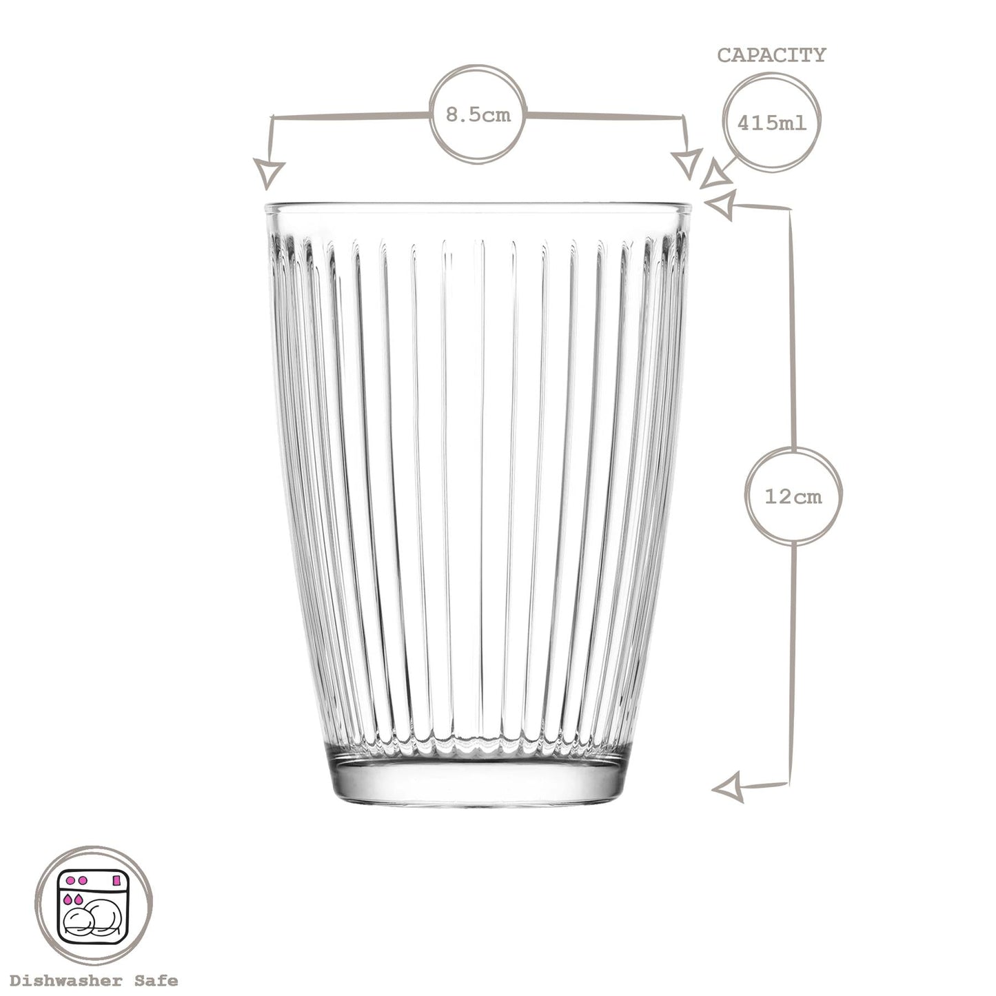 12 Piece Hestia Glassware Set