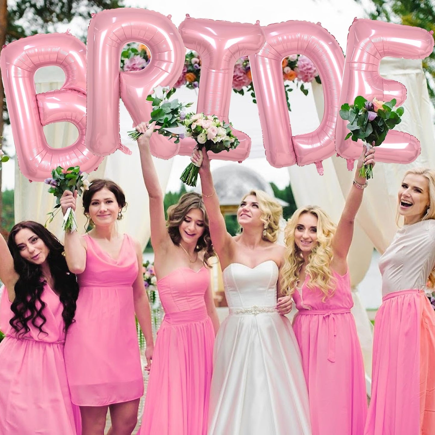 Biapian 40-Inch Pink I Balloon – Giant Pastel Foil Letter Balloon for Birthday & Party Decor