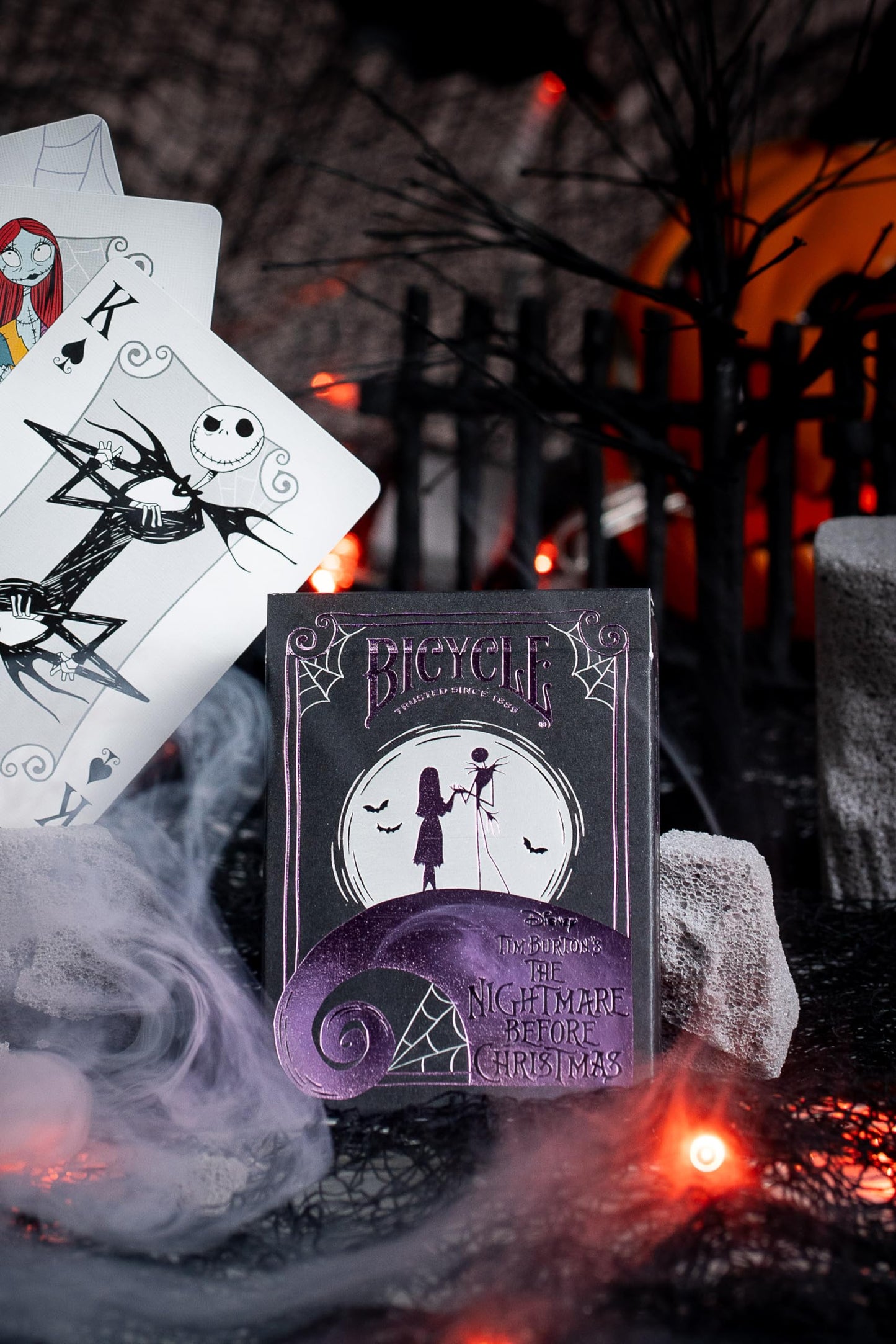Bicycle Nightmare Before Christmas Playing Cards – Jack Skellington Deck
