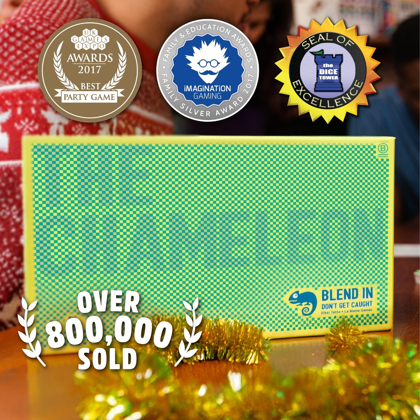 Big Potato The Chameleon – Award-Winning Family Board Game for 3-8 Players