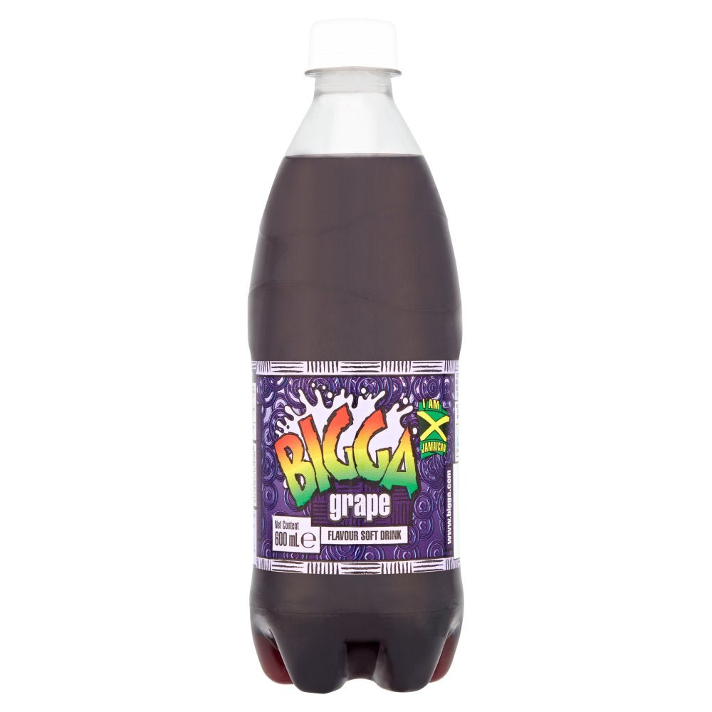 Bigga Grape Flavour Soft Drink 600ml (Case of 12)
