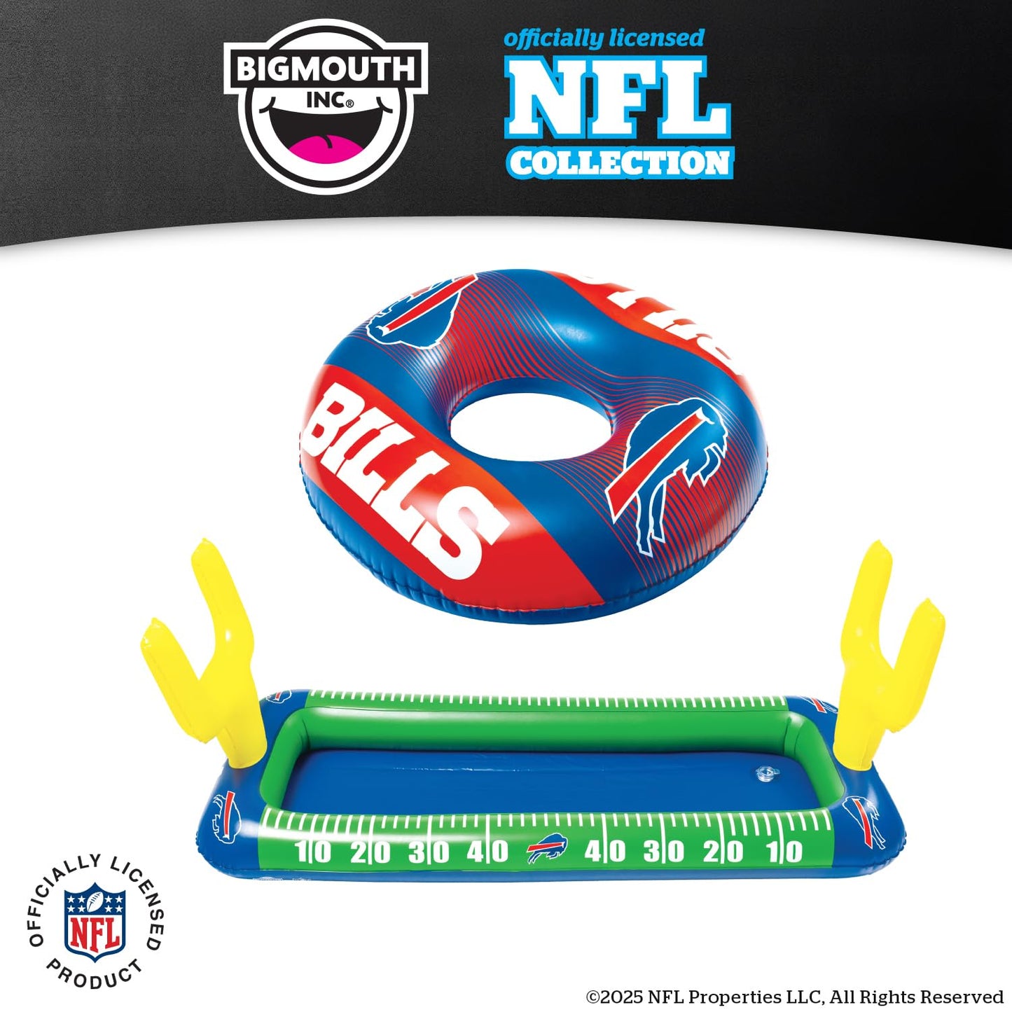 Buffalo Bills 42-Inch NFL Pool Float with Back Support | BigMouth Inc