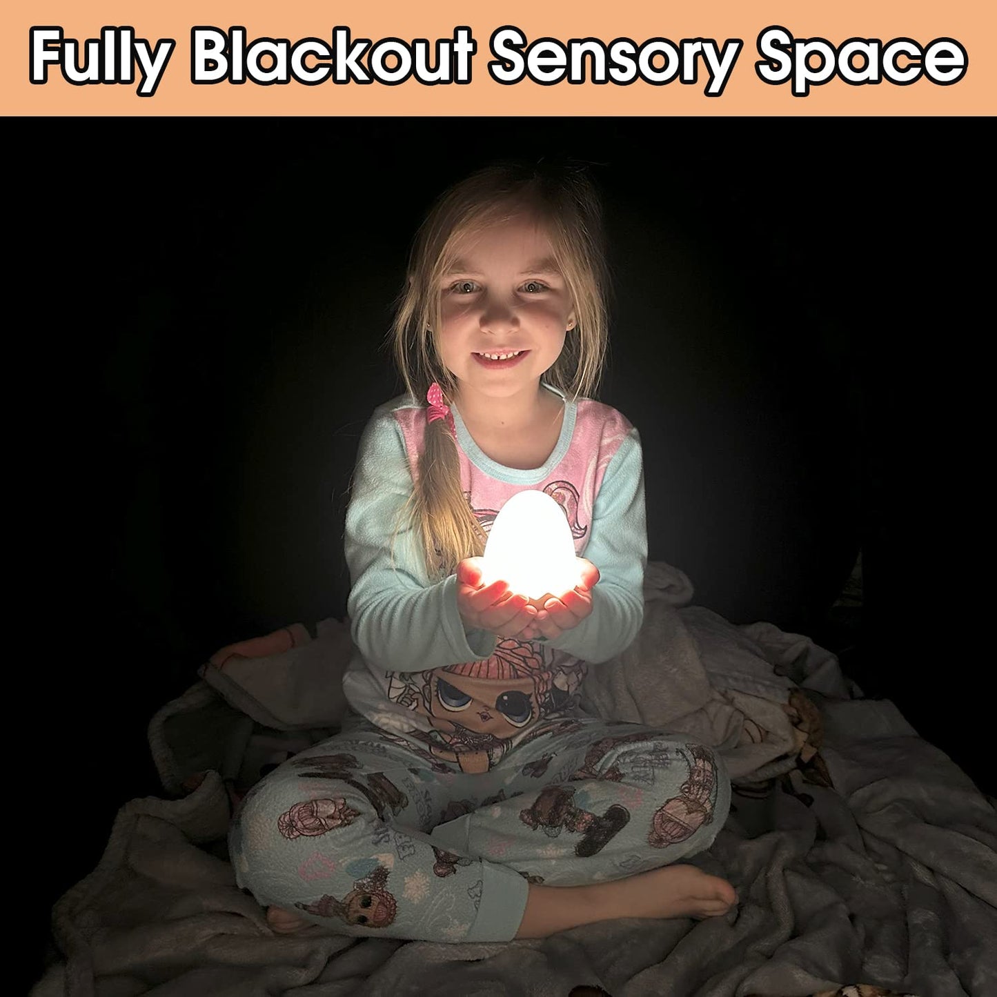 Bildurem Sensory Tent for Kids – Calming Blackout Play Space
