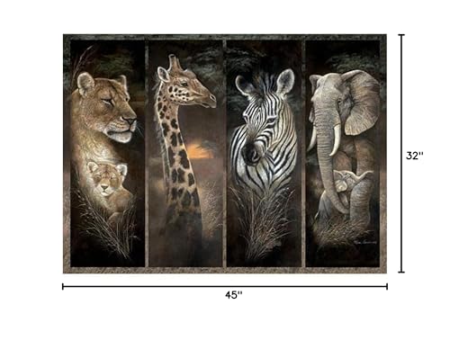 Bits and Pieces – 3000 Piece Jigsaw Puzzle for Adults – Pride of Africa by Ruane Manning – Lions, Giraffes, Elephants & Zebras
