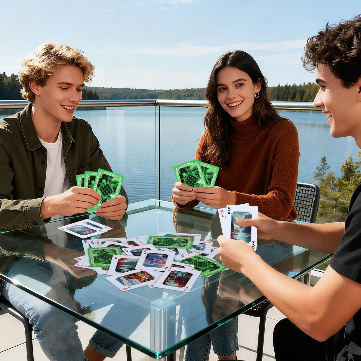 BIZYAC National Parks Playing Cards | 54 Unique Parks Deck for Travel & Outdoors